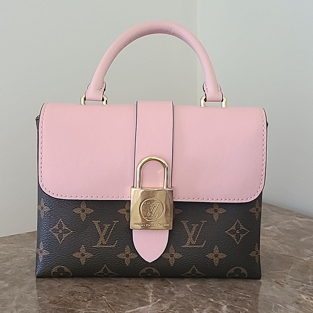 Louis vuitton locky bb top handle bag